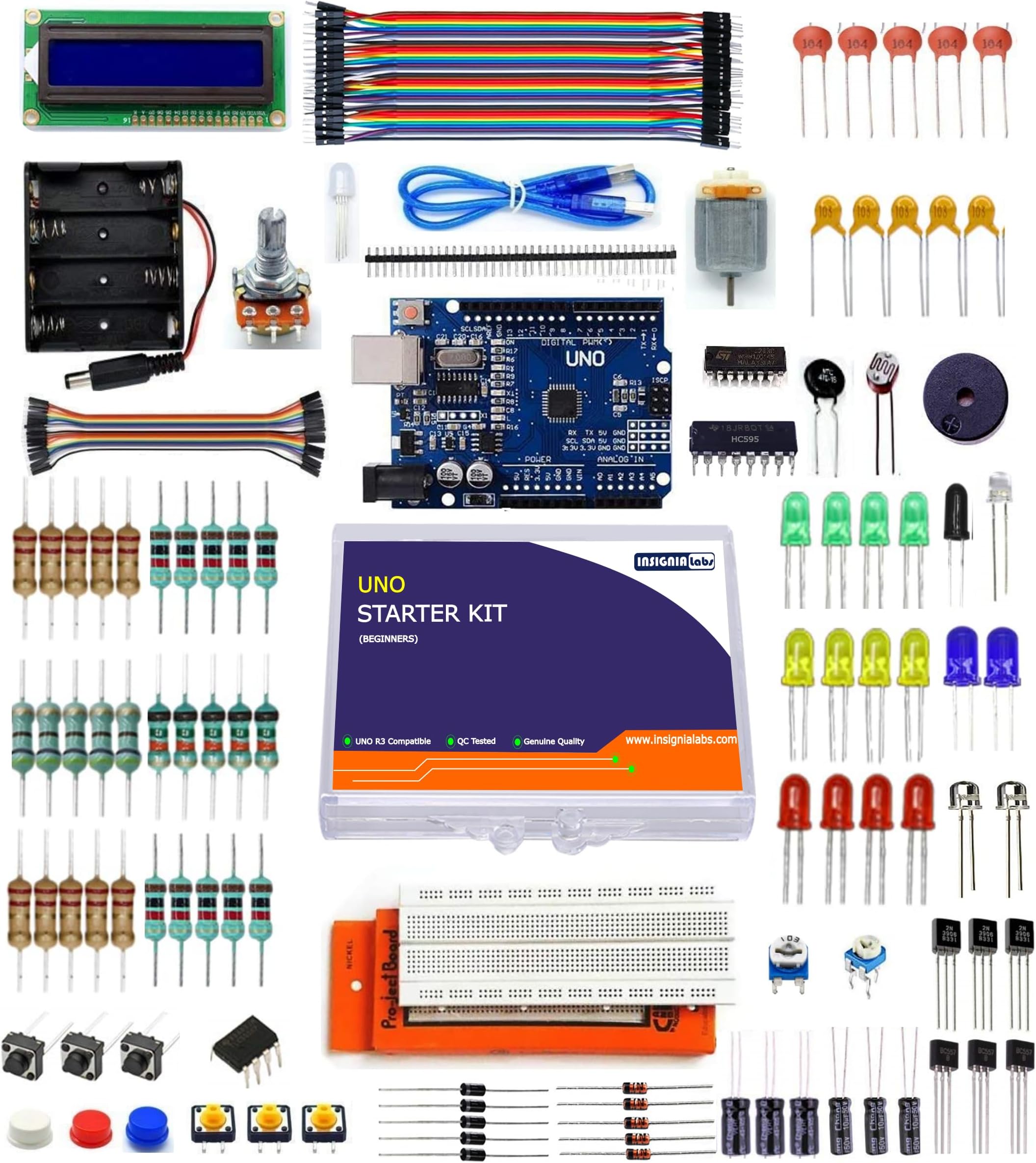 Starter Kit for Uno R3 compatible with Arduino IDE - Image 2