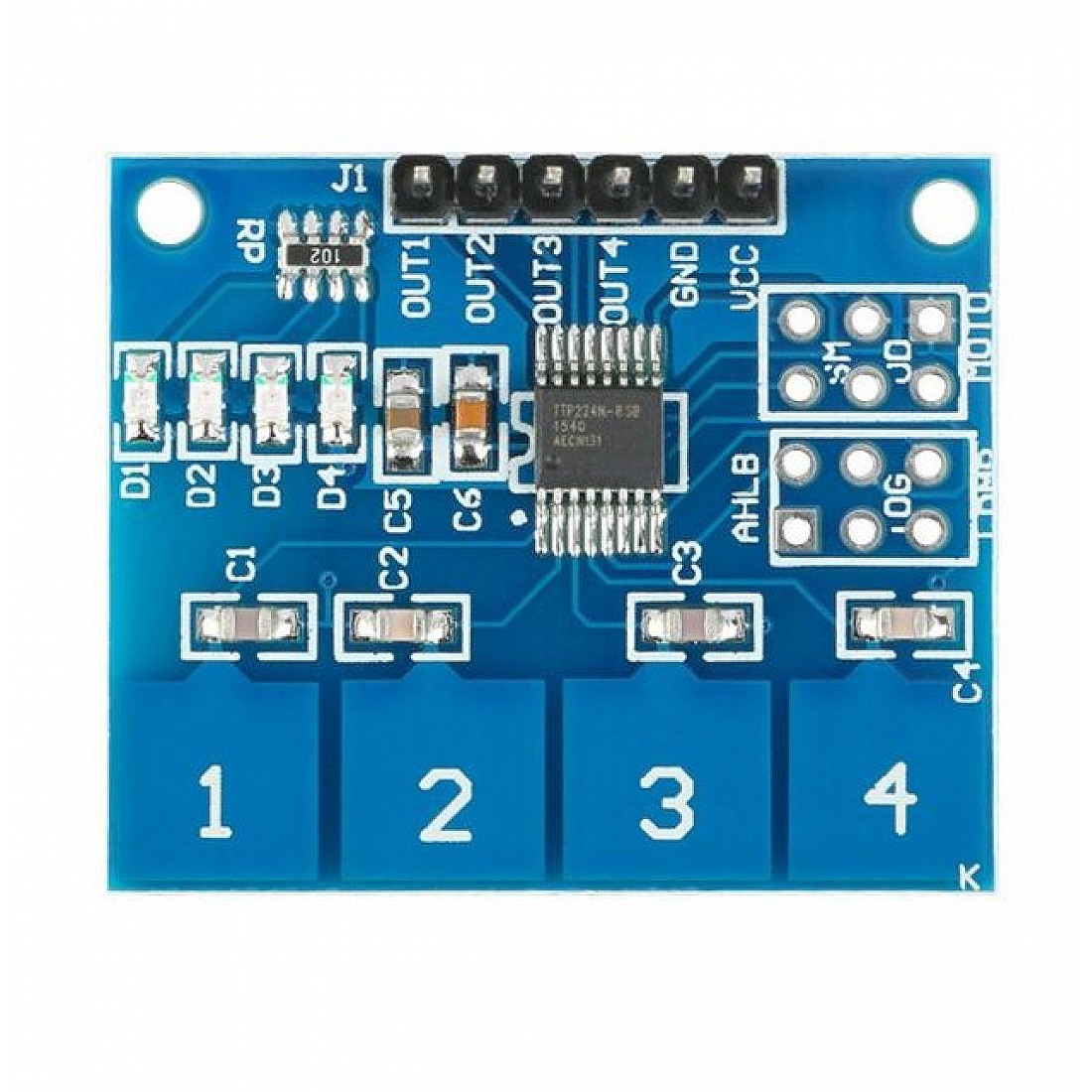 TTP224 4-way Capacitive Touch Switch Module
